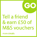 Tell a friend about Go Direct and earn &pound;50 of M&S vouchers
